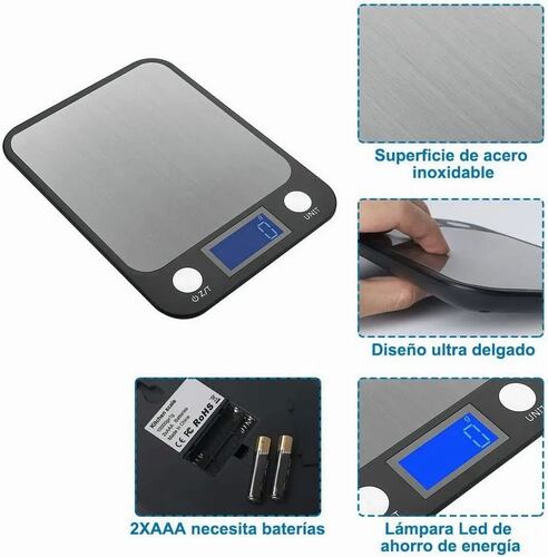 Bascula Digital De Alimentos De Cocina  1 a 10 Kg