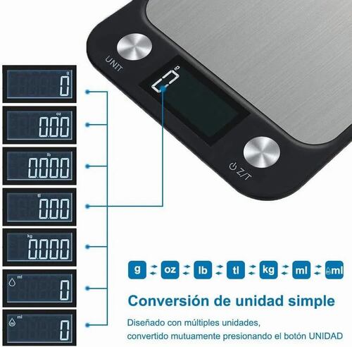 Bascula Digital De Alimentos De Cocina  1 a 10 Kg