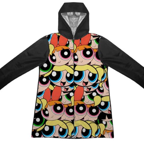 Chamarra Impermeable Para Lluvia Modelo Chicas Superpoderosas Power Puff Girls