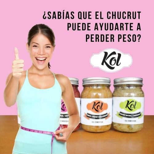 Chucrut Natural Col Fermentada 415g Sauerkraut Kol