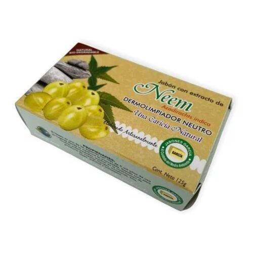 Jabón García De Neem 1 Pieza 125g Ecológico Biodegradable