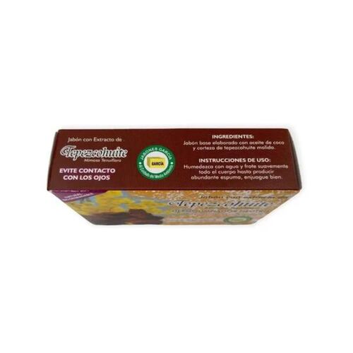  Jabón García Tepezcohuite 1 Pieza 125g Ecológico Biodegradab