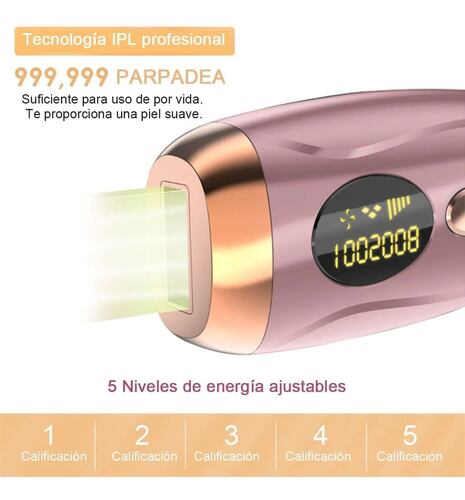 Depiladora Láser Ipl Facia yl Corpora Indolora Rosa