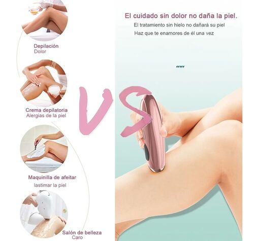 Depiladora Láser Ipl Facia yl Corpora Indolora Rosa