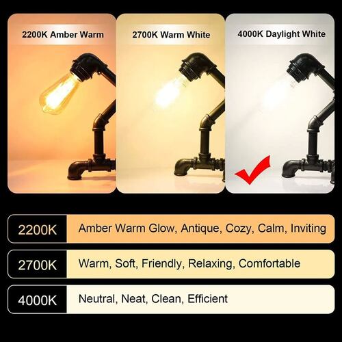 6 Bombillas Led 6w luz Calida-2700k