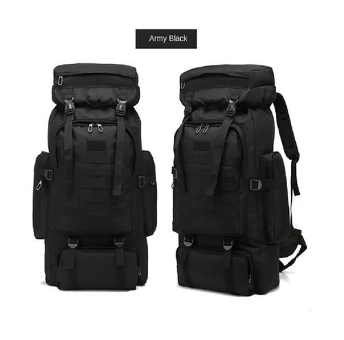 Mochila Táctica Militar 70l Campismo Senderismo Multifuncion