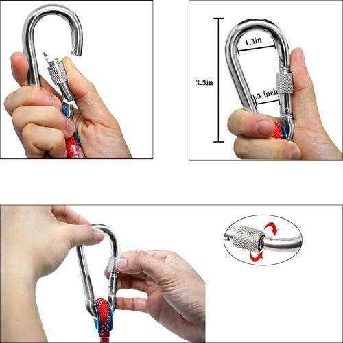 Cuerda Negra  Paracord De 12mm Para Escalada De Montaña, 10 M