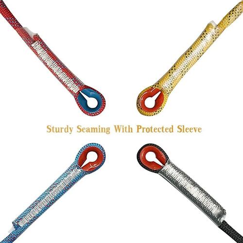 Cuerda Negra  Paracord De 12mm Para Escalada De Montaña, 10 M