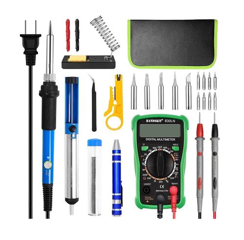 Kit De Soldador Electronica Con Multímetro Digital