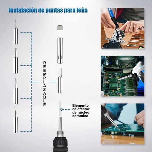 Kit De Soldador Electronica Con Multímetro Digital
