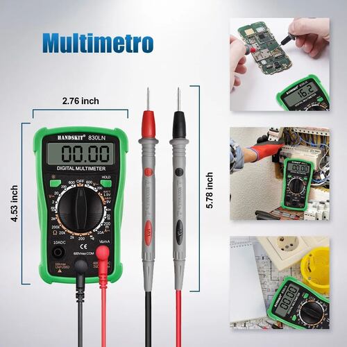 Kit De Soldador Electronica Con Multímetro Digital