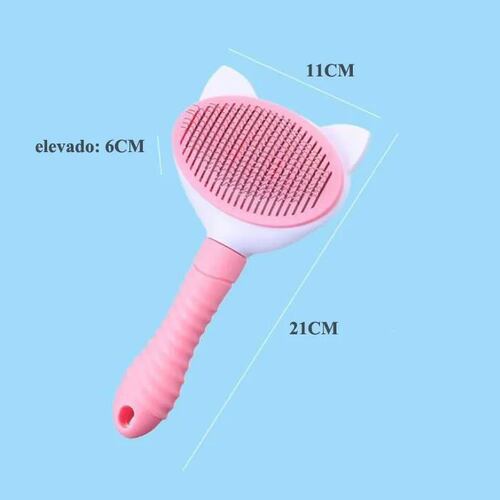 Cepillo Para Aseo De Mascotas, Perros, Gatos Rosa