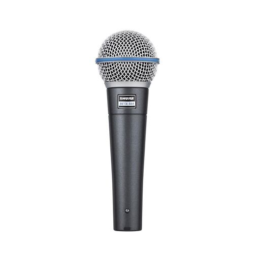 Micrófono Shure Beta 58a Dinámico Supercardioide Negro.