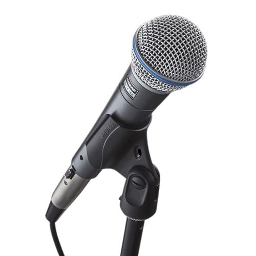 Micrófono Shure Beta 58a Dinámico Supercardioide Negro.