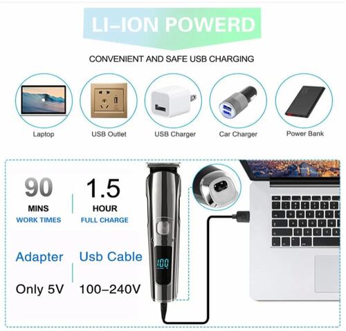 Recortadora Afeitador Afeitadora Eléctrica Barbero Eléctrico