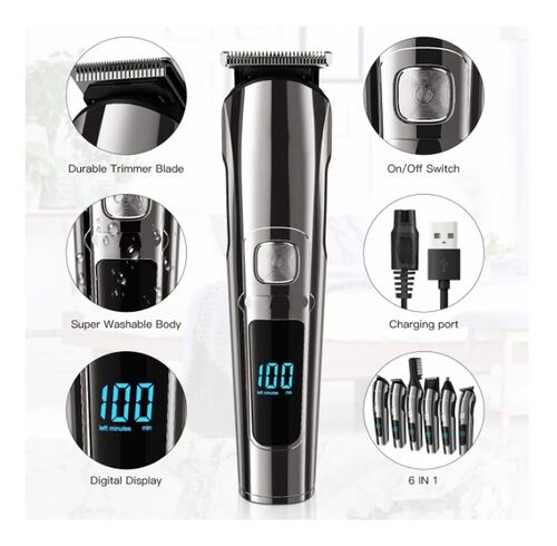 Recortadora Afeitador Afeitadora Eléctrica Barbero Eléctrico