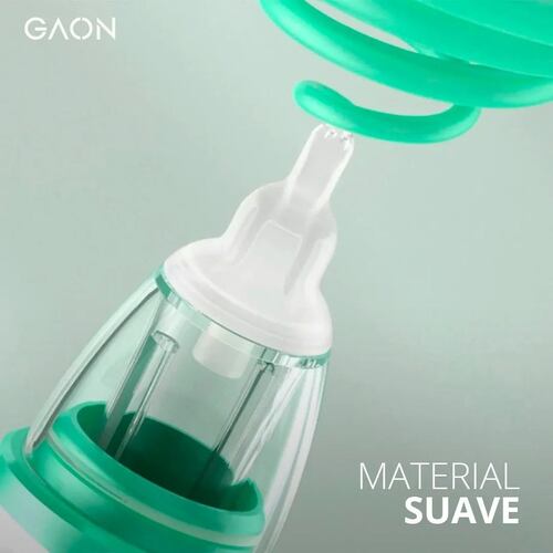 Aspirador Nasal Para Bebe Saca Mocos Electrico Blanco con Menta