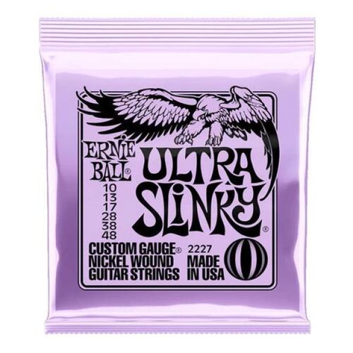 Cuerdas Para Guitarra Eléctrica Ernie Ball Ultra Slinky 2227 10-48