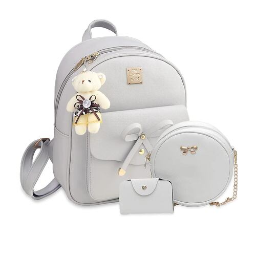 3 Piezas de Bolsas Modernas para Dama  Gris