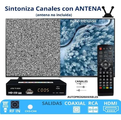 Decodificador Convertidor Digital Señal Analoga Hd 