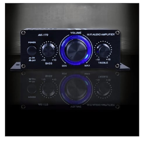 Mini Amplificador De Potencia De Audio P /auto Casa 2 Canal