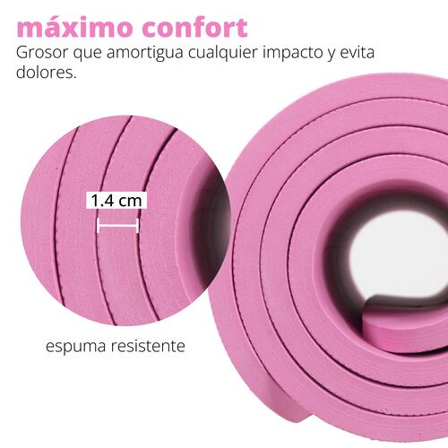 Altera Tapete de Yoga Grueso para Ejercicio Fitness Gym 1.4 cm de Grosor.