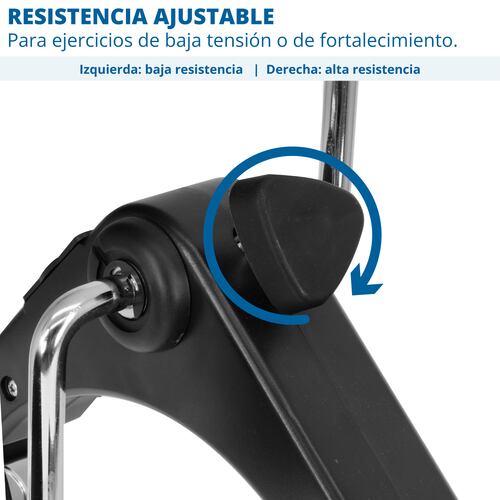 Altera Ejercitador de Pedal Plegable Mini Bicicleta de Ejercicio con Pantalla LCD para Rehabilitación de Piernas y Brazos