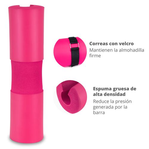 Altera Almohadilla para Barra Olímpica Levantamiento de Pesas Protector de Cuello con 2 Correas de Velcro
