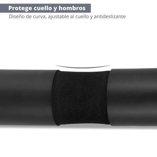 Altera Almohadilla para Barra Olímpica Levantamiento de Pesas Protector de Cuello con 2 Correas de Velcro