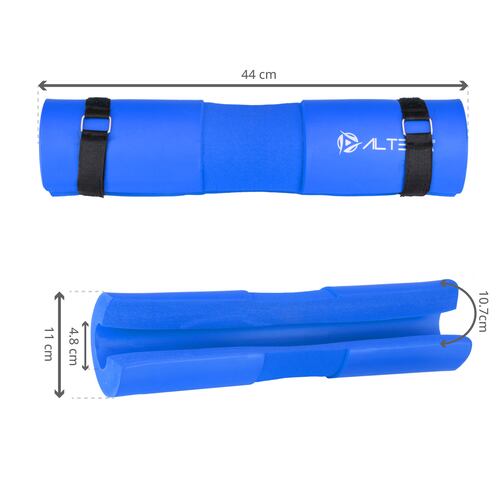Altera Almohadilla para Barra Olímpica Levantamiento de Pesas Protector de Cuello con 2 Correas de Velcro