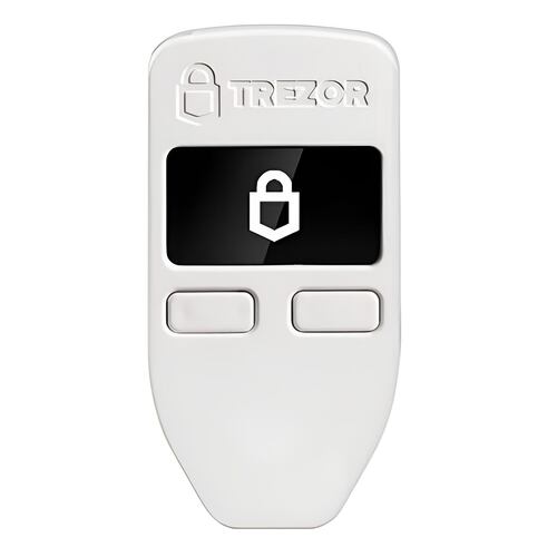 Trezor One - Monedero de Hardware de Criptomonedas, el Almacenamiento en Frío para Bitcoin, Ethereum, ERC20 y Más (