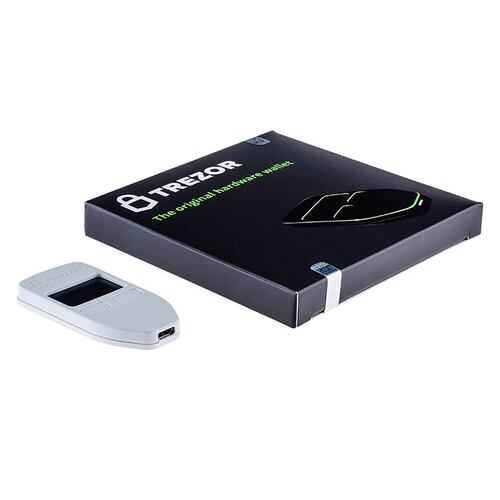 Trezor One - Monedero de Hardware de Criptomonedas, el Almacenamiento en Frío para Bitcoin, Ethereum, ERC20 y Más (