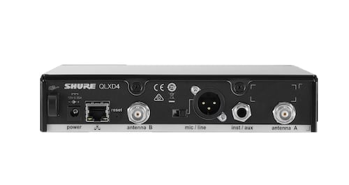 Receptor Para Sistema Inalámbrico Shure Qlxd4 Digital  .