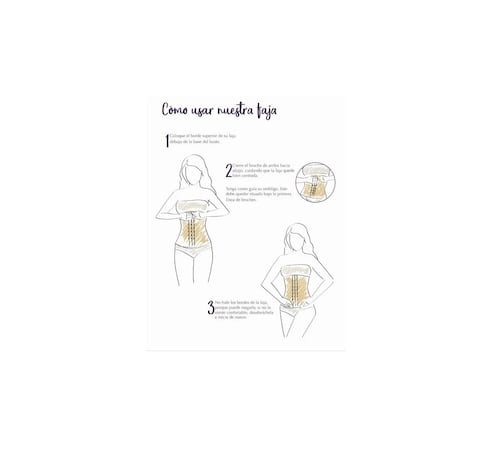 Faja Cinturilla Colombiana Talla XXL