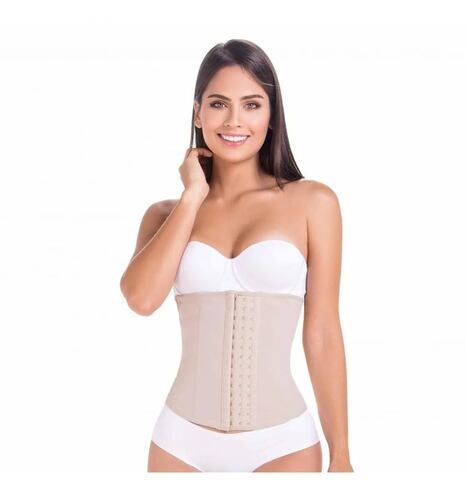 Faja Beige  Colombiana Reductoras De Latex Talla XS