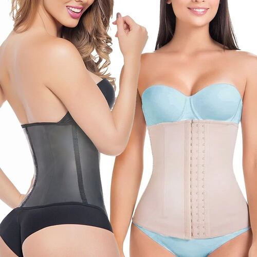 Faja Beige  Colombiana Reductoras De Latex Talla XS
