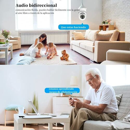 Cámara De Seguridad 1080p Wifi 360º