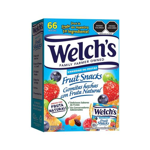 Welch's Fruit Snacks Gomitas de Fruta 1.498 Kg