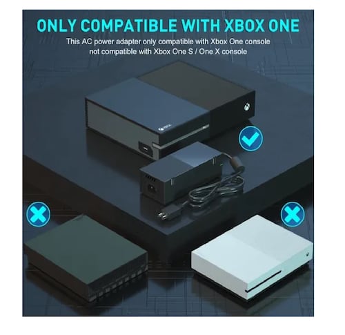 Ladrillo De Fuente De Alimentación Para Xbox One Compatible