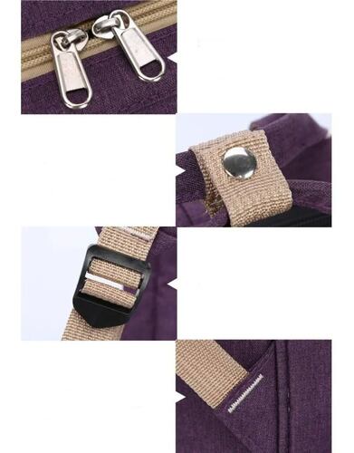 Mochila Pañalera Cuna Impermeable Para Bebe Verde