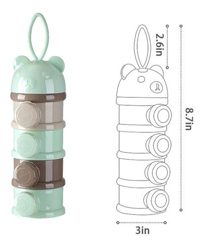 Dispensador Portátil Para Leche de Bebes 