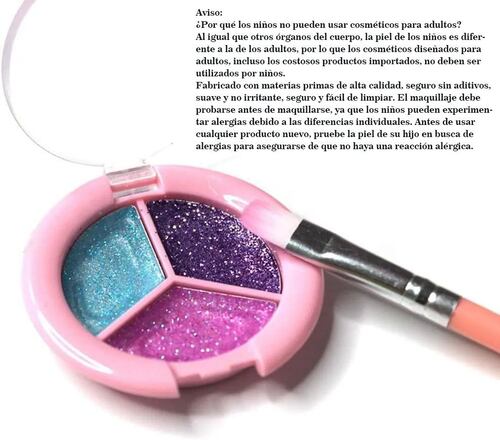 Juego De Maquillaje Infantil Multicolor 