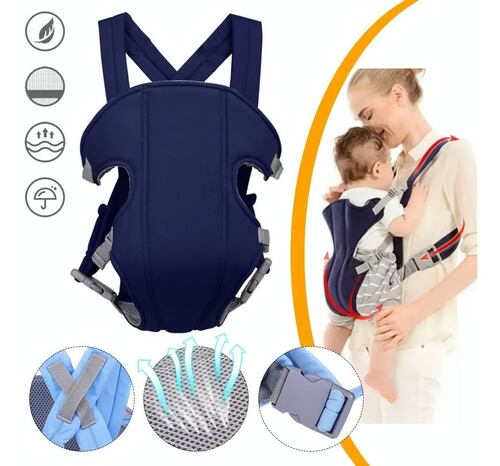 Cangurera Bebé 3 En 1 Azul Marino