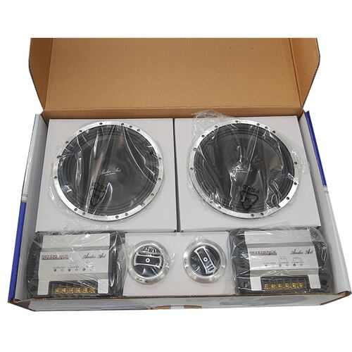 Set de Medios Profesional Audio Art CSR V2 240 Watts 6.5 Pulgadas 4 Ohms 2 Vías con Tweeter y Crosso 