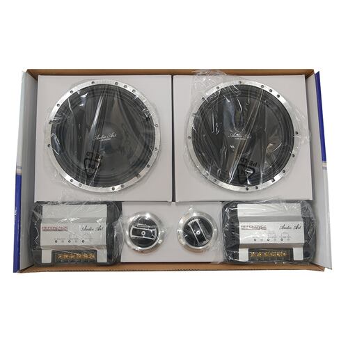Set de Medios Profesional Audio Art CSR V2 240 Watts 6.5 Pulgadas 4 Ohms 2 Vías con Tweeter y Crosso 