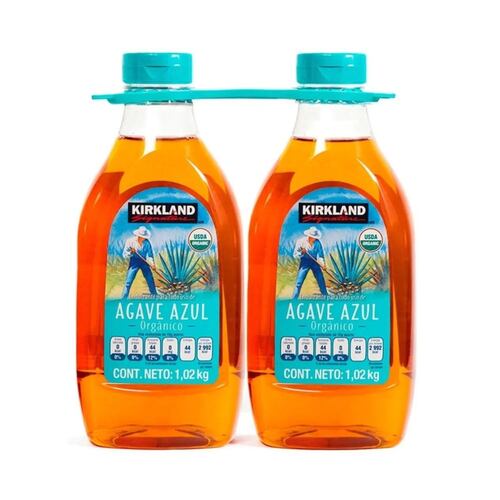 2 Piezas Jarabe De Agave Orgánico 2.04kg Kirkland