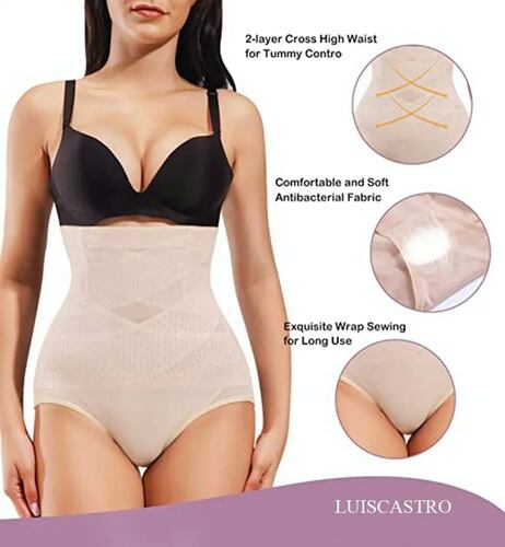Panty Faja Reductora Calzón Levanta Pompa Beige L