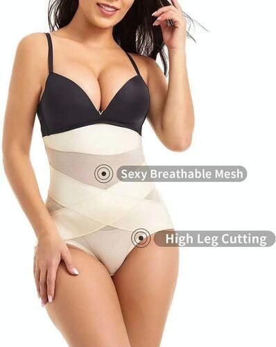 Panty Faja Reductora Calzón Levanta Pompa Beige L