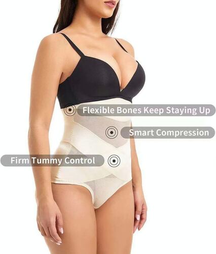 Panty Faja Reductora Calzón Levanta Pompa Beige L