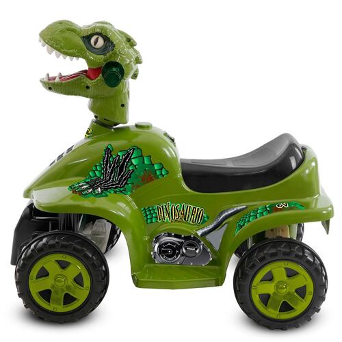  Moto Eléctrica  Montable Prinsel Mini Quad Dinosaurio.